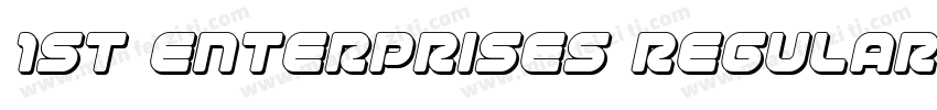 1st Enterprises Regular字体转换